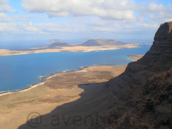 Lanzarote - Pogled prema La Graciosi
